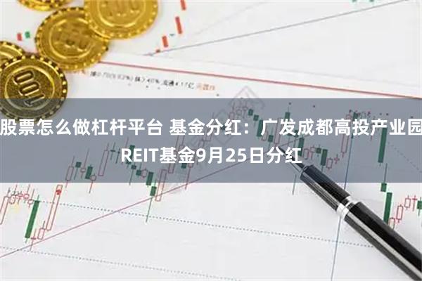 股票怎么做杠杆平台 基金分红：广发成都高投产业园REIT基金9月25日分红